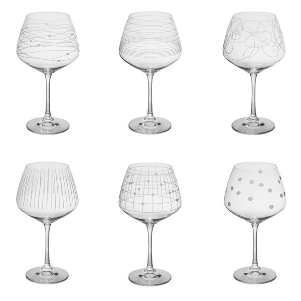 6 verres dégustation Graphik 58cl