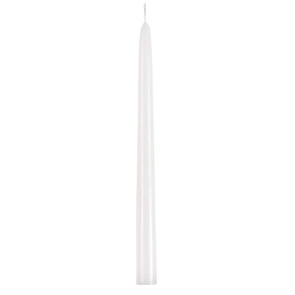 Bougie flambeau blanche