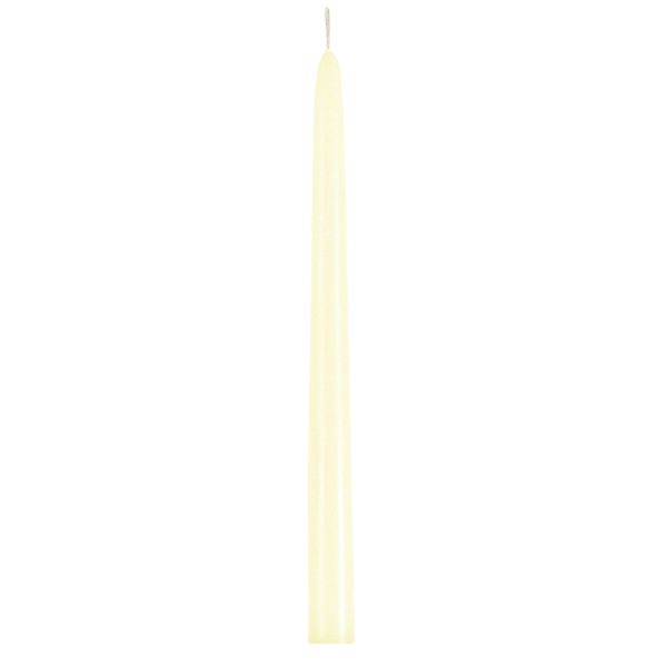 Bougie flambeau ivoire