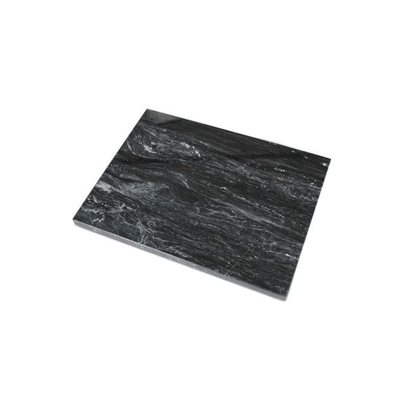Plateau en marbre 30 x 20 cm noir