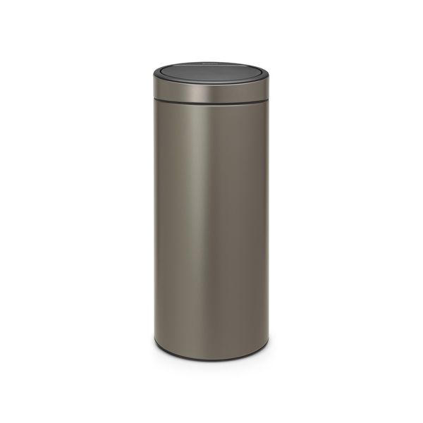 Poubelle Touch Bin New 30L Platinium BRABANTIA - Ambiance & Styles