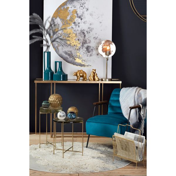 Fauteuil Hutch Bleu AMADEUS Ambiance & Styles