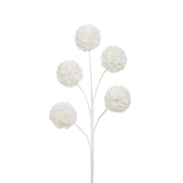 Tige de fleur Sylvia blanche H 89 cm