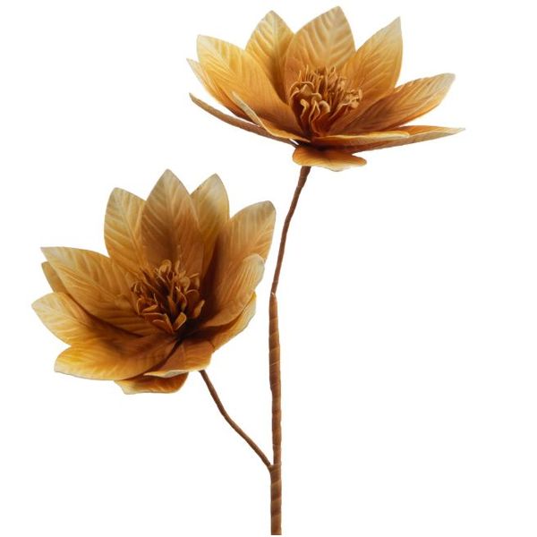 Tige de fleur Tania jaune H 105 cm