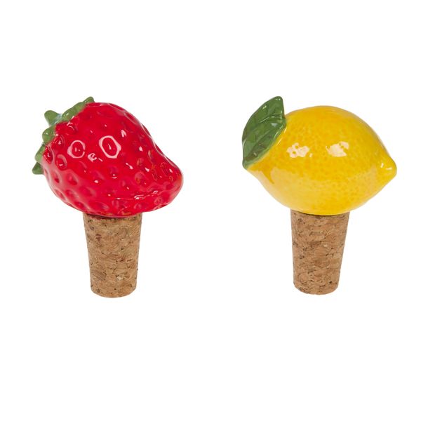 Coffret de 2 bouchons fruits