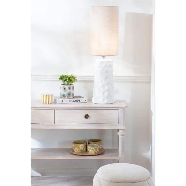 Lampe de table Tom blanche