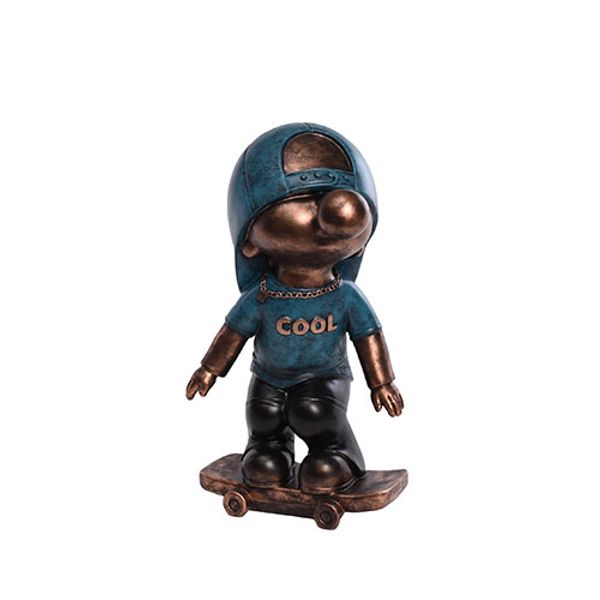 Sculpture Bonhomme Sur Skate