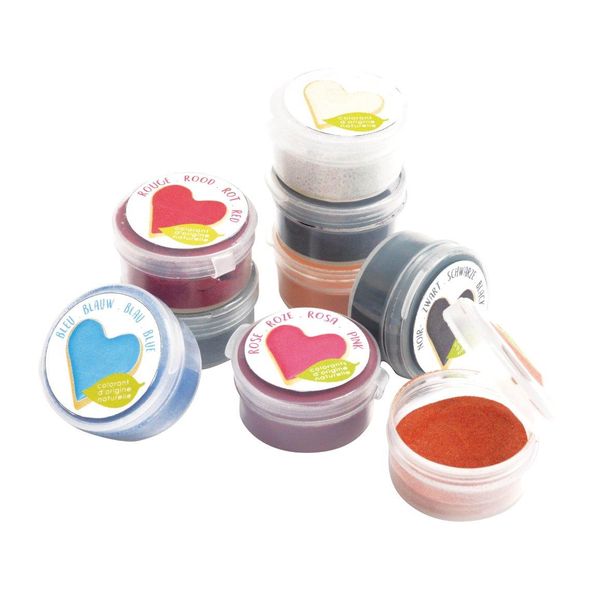 9 mini préparations colorantes d'origine naturelle en poudre SCRAPCOOKING®  - Ambiance & Styles