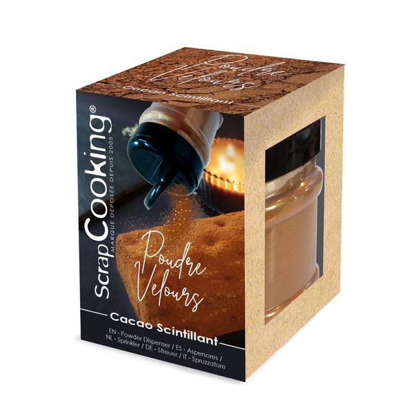 Poudre de velours cacao scintillant 80g