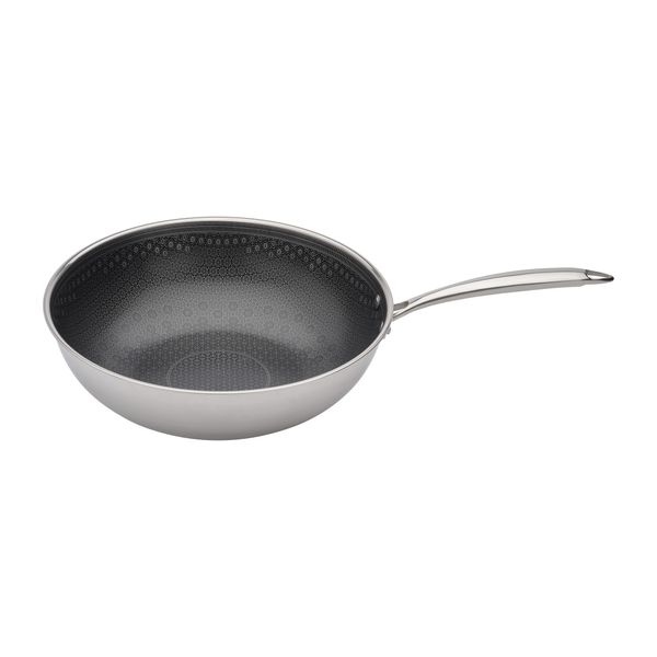Wok Céramique Inox 28cm