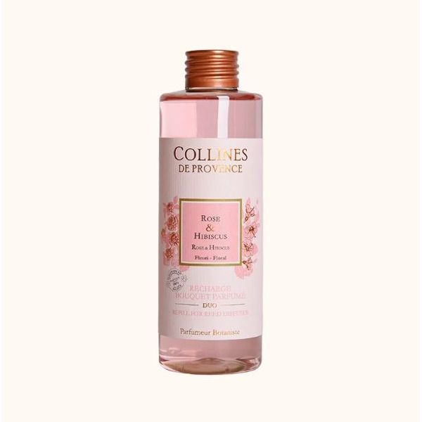 Recharge bouquet parfumé 200 ml Rose & Hibiscus