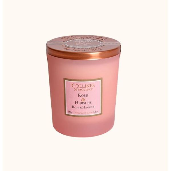 Bougie parfumée 180 g Rose & Hibiscus