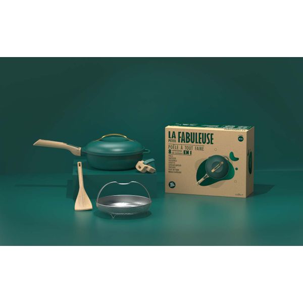 La fabuleuse poêle 8 en 1 Canopée 24cm