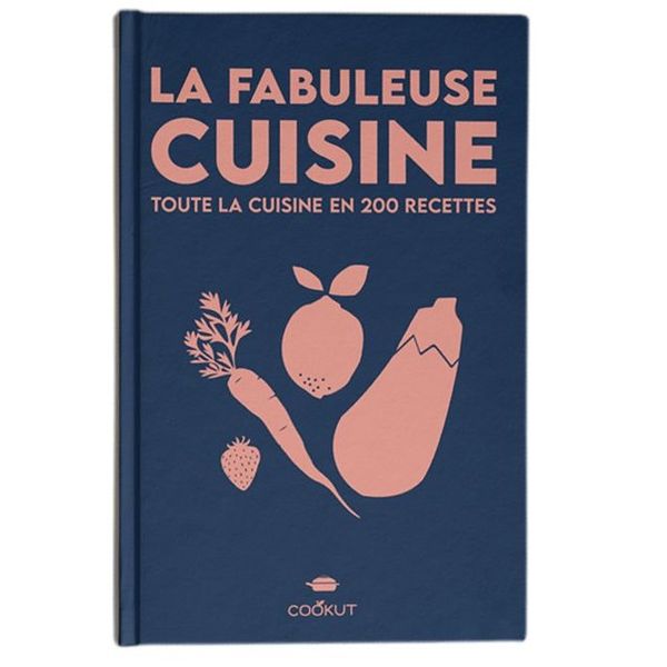 LIVRE "200 RECETTES DE LA FABULEUSE POÊLE" BLEU