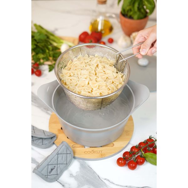 Panier à cuisson vapeur / friture 28cm