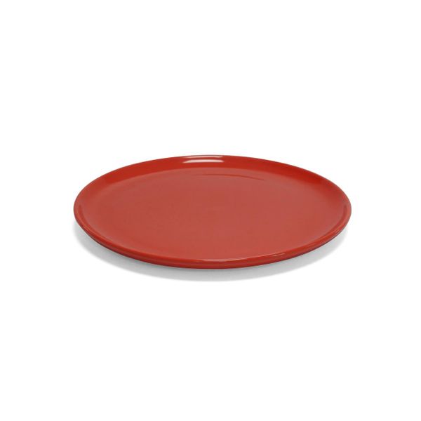 Assiette Plate colorama rouge