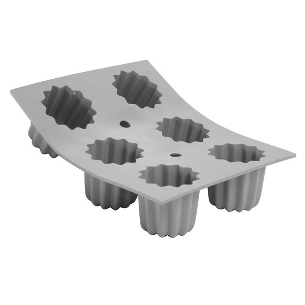 Moule souple 6 cannelés Elastomoule®