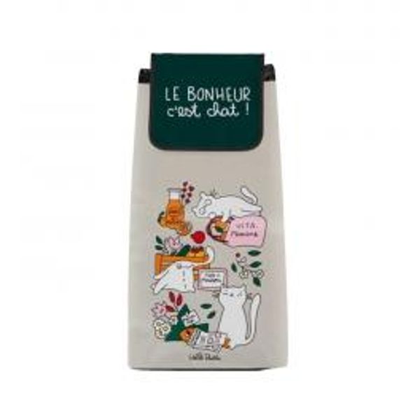 Sac pour chariot de course "Le bonheur c'est chat"