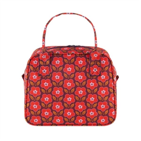Sac à lunch isotherme givrais "fleurs fifties"