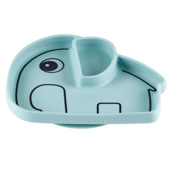 Bol Ventouse Avec Cuillère 2 En 1 DORON & CHARLIE - Silicone Alimentaire 350 Ml - Compatible Micro-Ondes Et Lave-Vaisselle - Pour Bébé Dès 4 Mois