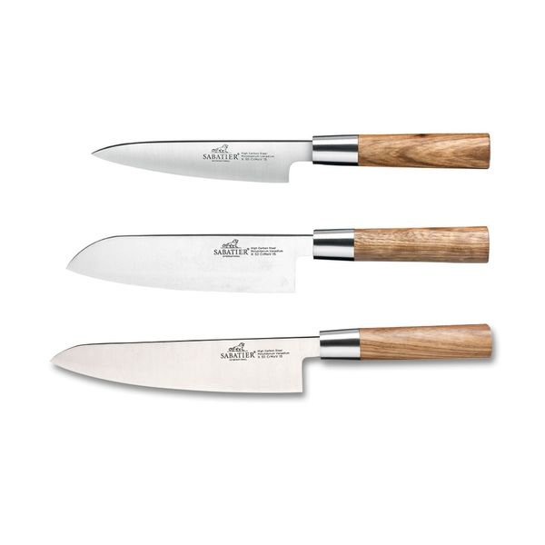 Coffret de 3 couteaux Japonais SABATIER INTERNATIONAL® - Culinarion