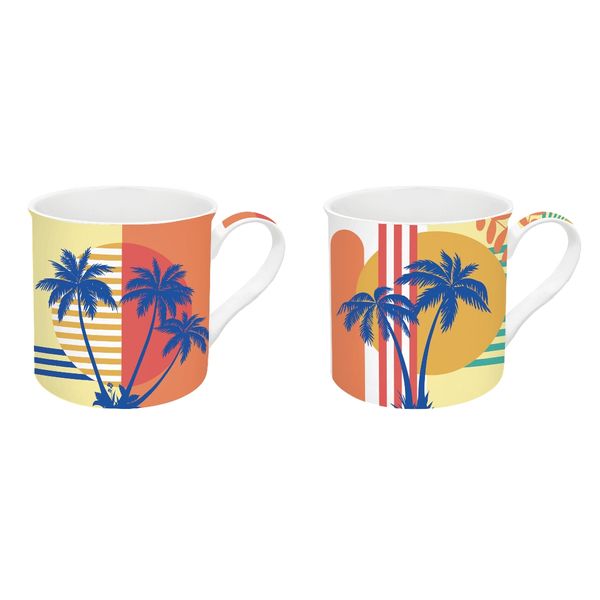 Easy Life COFFRET 2 MUGS 35CL EN PORCELAINE SANTA IS COMING Dès 22,27