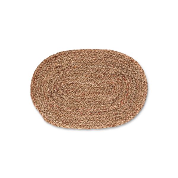 Set de table oval marron
