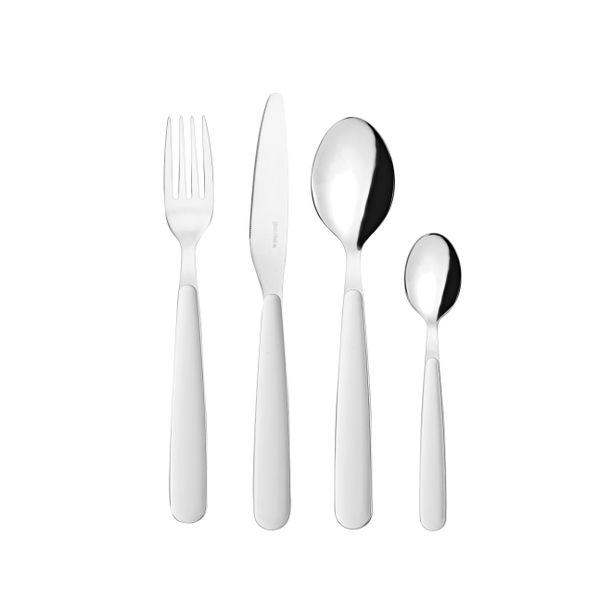 Ménagère Pop 24 pièces blanc