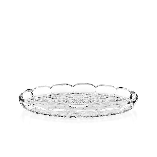 Plateau rond Vanity transparent D 31cm