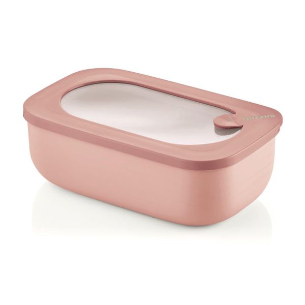 Boîte de conservation BIO ECO STORE & MORE rectangulaire 900 ml rose pêche