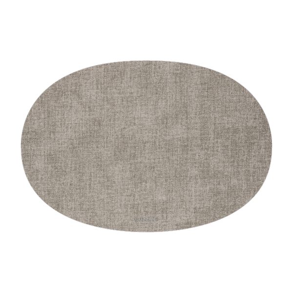 Set de table ovale gris tiffany