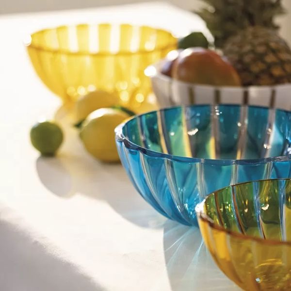 Centre de table / coupe à fruits DOLCE VITA BLEU - GUZZINI