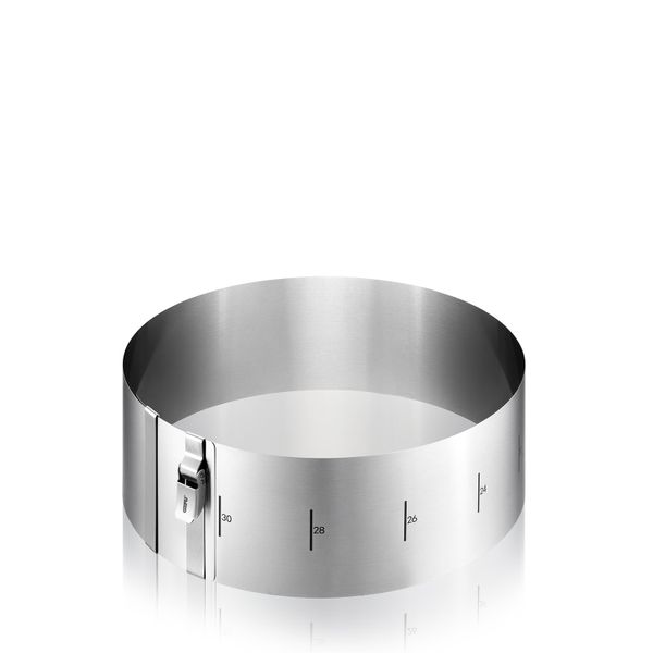 Cercle à gâteau Tondo clip h.10 cm en inox
