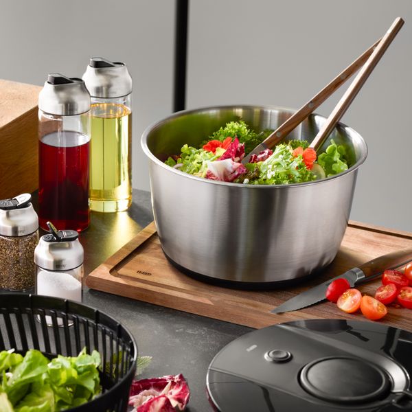 Essoreuse à salade PUSH IT acier inoxydable 25 cm