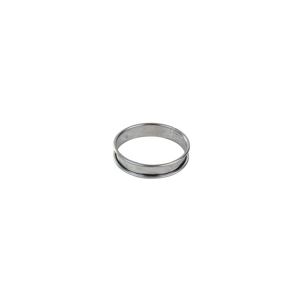 Cercle à tarte inox à bords roulés 9 cm