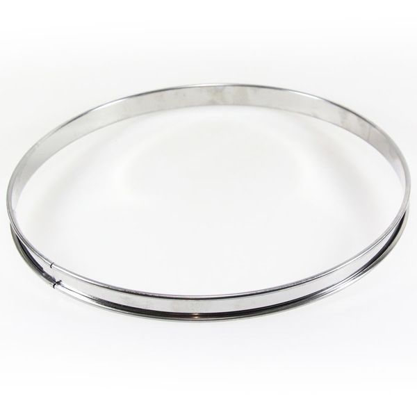 Cercle à tarte D. 28 cm H.2 cm inox GOBEL - Ambiance & Styles