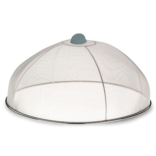Couvre Plat Cara acier inoxydable Argent  35 x 35 x 15 cm