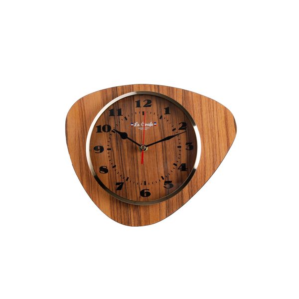Horloge médiator bois 27 x 22 cm LA CARAFE - Ambiance & Styles