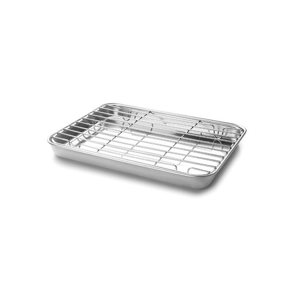 Plat à four + grille 26,5 x 20,5 cm