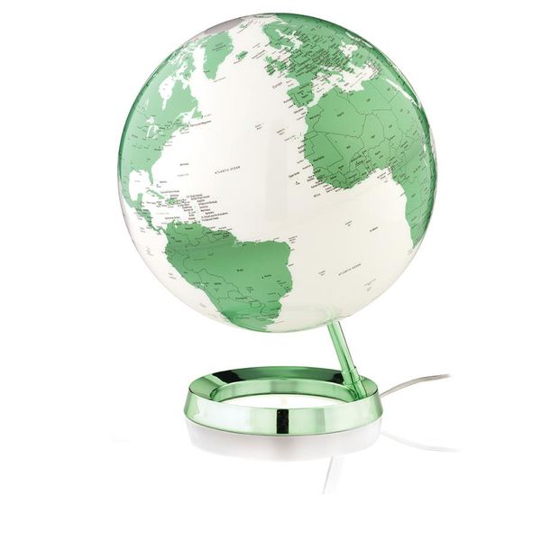 Globe lumineux vert