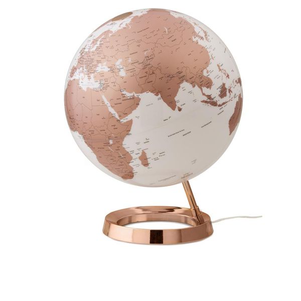 Globe lumineux cuivre