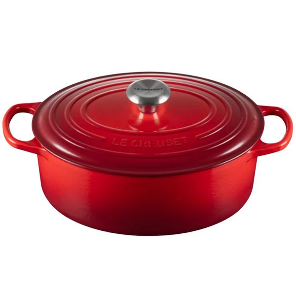 COCOTTE ovale CERISE 29 CM