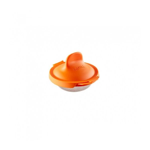 Pocheuse à œuf inox et silicone orange