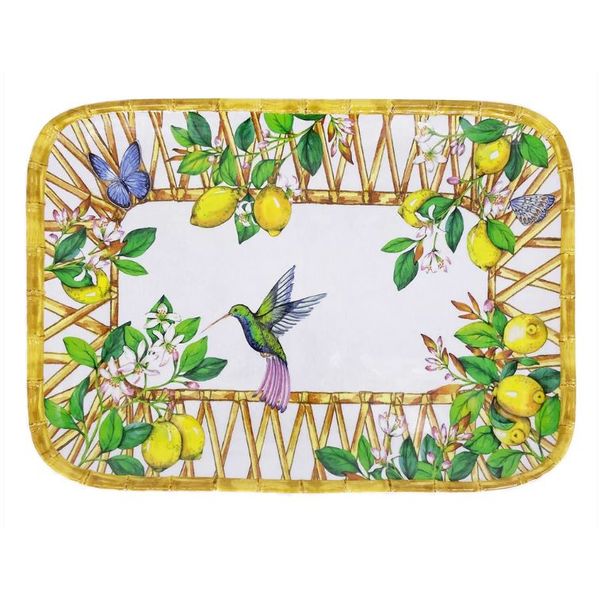 Plat rectangulaire en mélamine Capri 45 x 32 cm