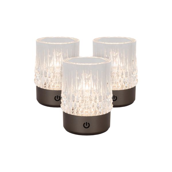 Lot de 3 lampes Lily Canon