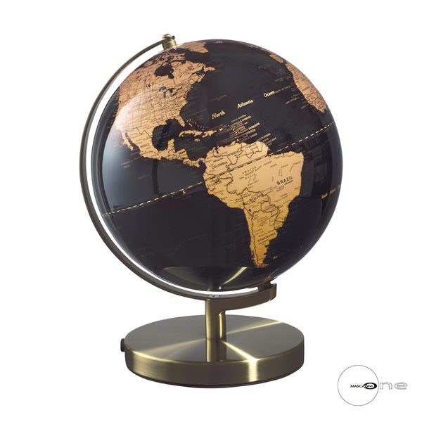 Greensen Globe terrestre tournant autour du monde avec support
