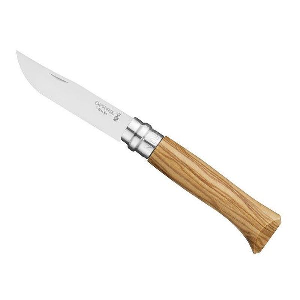 COUTEAU N°8 INOX manche olivier