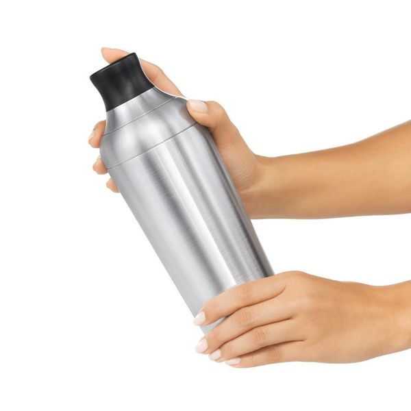 Shaker à Cocktail En Forme De Pingouin - Acier Inoxydable 550 Ml Avec Passoire Intégrée - Style Rétro Années 30
