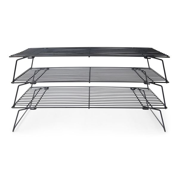 2 Grilles Rôtir Ovales Geebuzz - 30,5x21,6cm Antiadhésives - Four Lave-Vaisselle - Pieds Intégrés