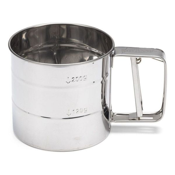Tamis à farine automatique en inox 250 g
